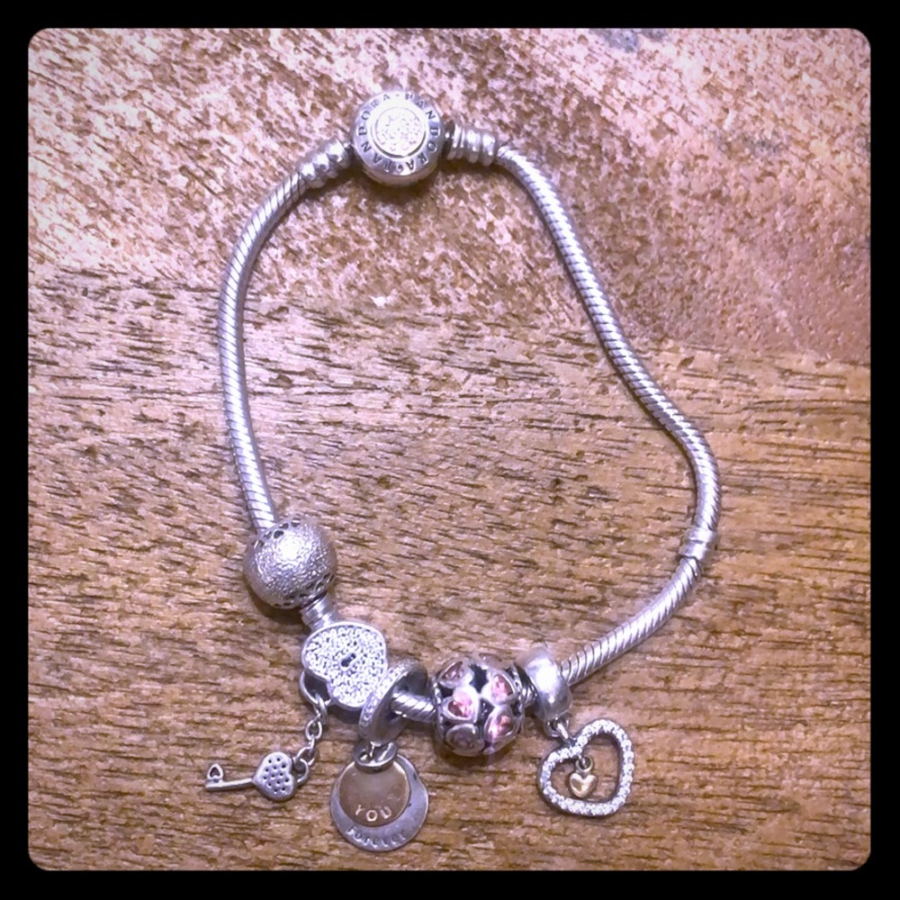 Pandora Charm Bracelet Authentic!!!!